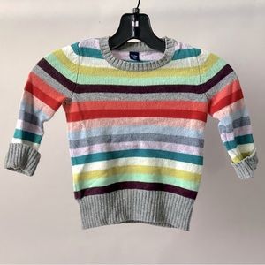 Baby GAP Children’s Knit Multi Stripe Sweater Crewneck 4y